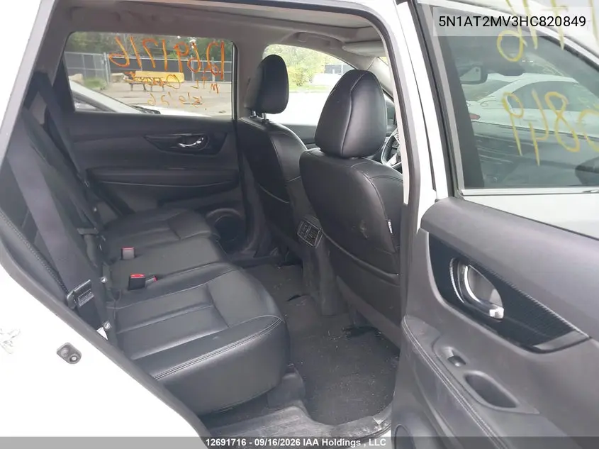 2017 NISSAN ROGUE VIN 5N1AT2MV3HC820849 — фото 8
