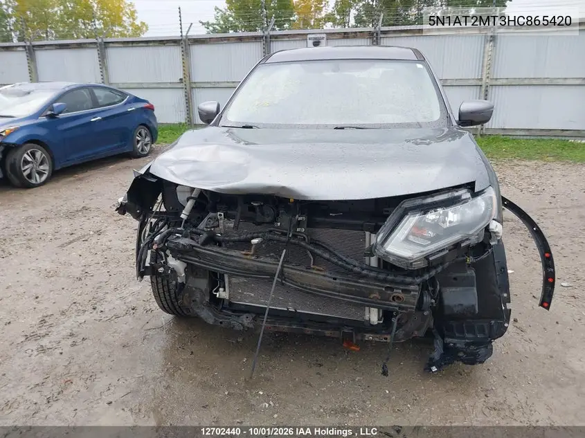 2017 NISSAN ROGUE VIN 5N1AT2MT3HC865420 — фото 13