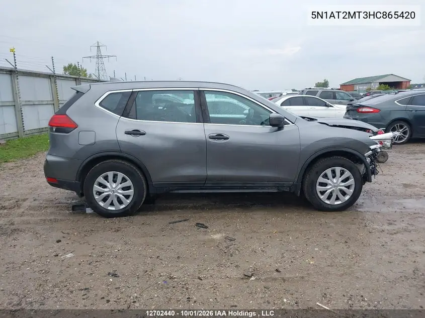 2017 NISSAN ROGUE VIN 5N1AT2MT3HC865420 — фото 14