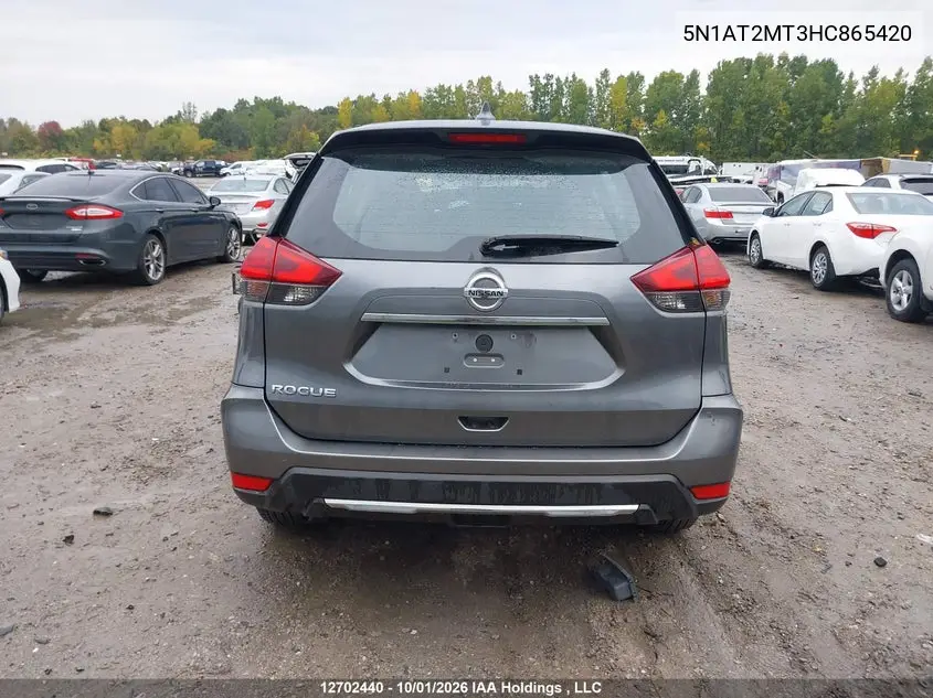2017 NISSAN ROGUE VIN 5N1AT2MT3HC865420 — фото 17