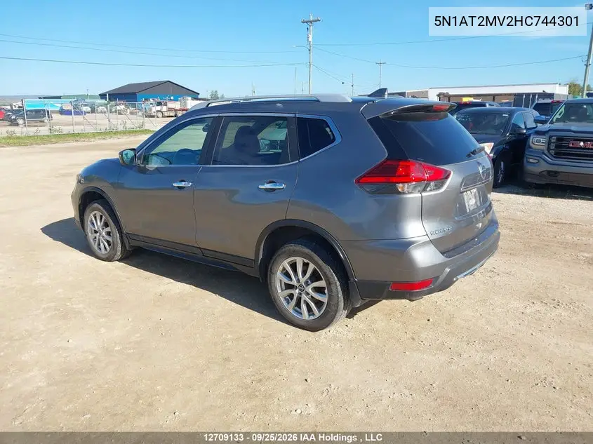2017 NISSAN ROGUE VIN 5N1AT2MV2HC744301 — фото 3