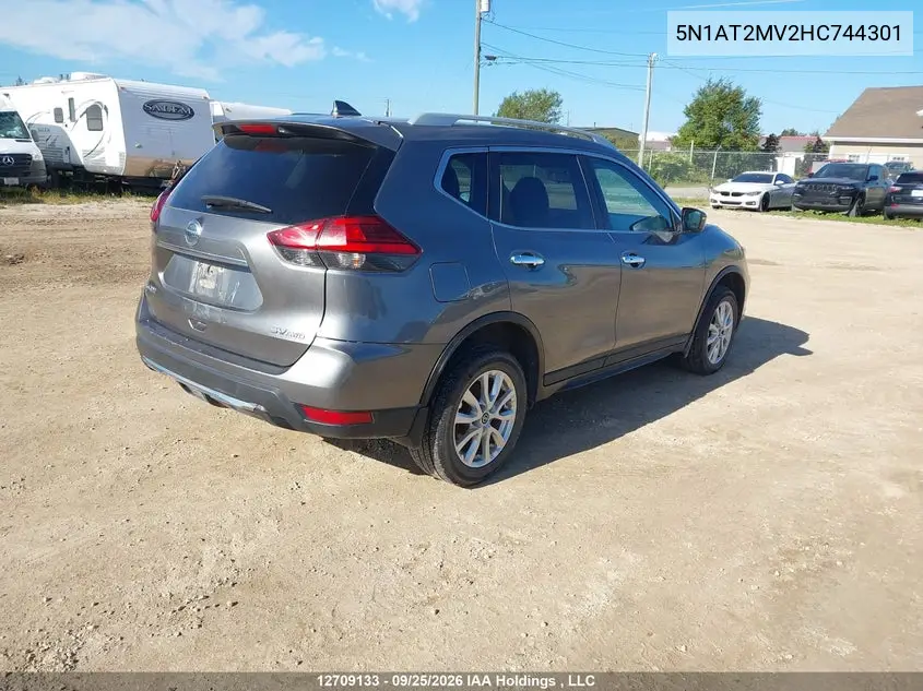 2017 NISSAN ROGUE VIN 5N1AT2MV2HC744301 — фото 4
