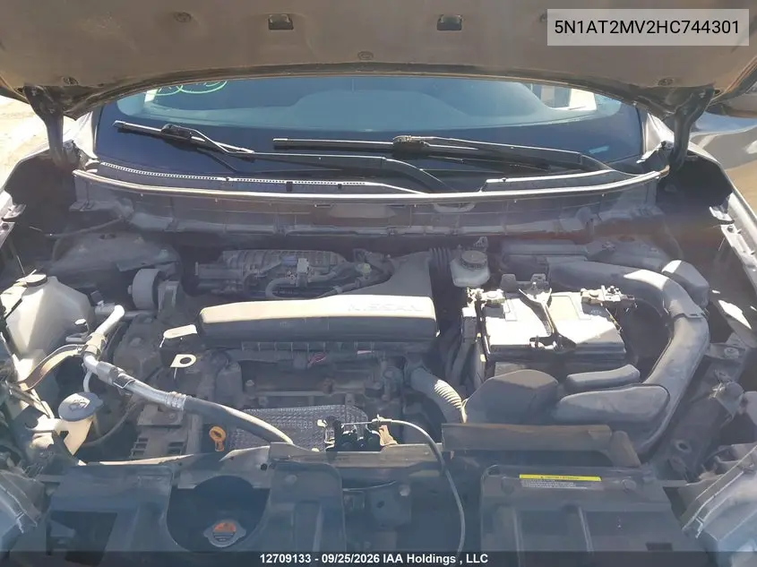 2017 NISSAN ROGUE VIN 5N1AT2MV2HC744301 — фото 9