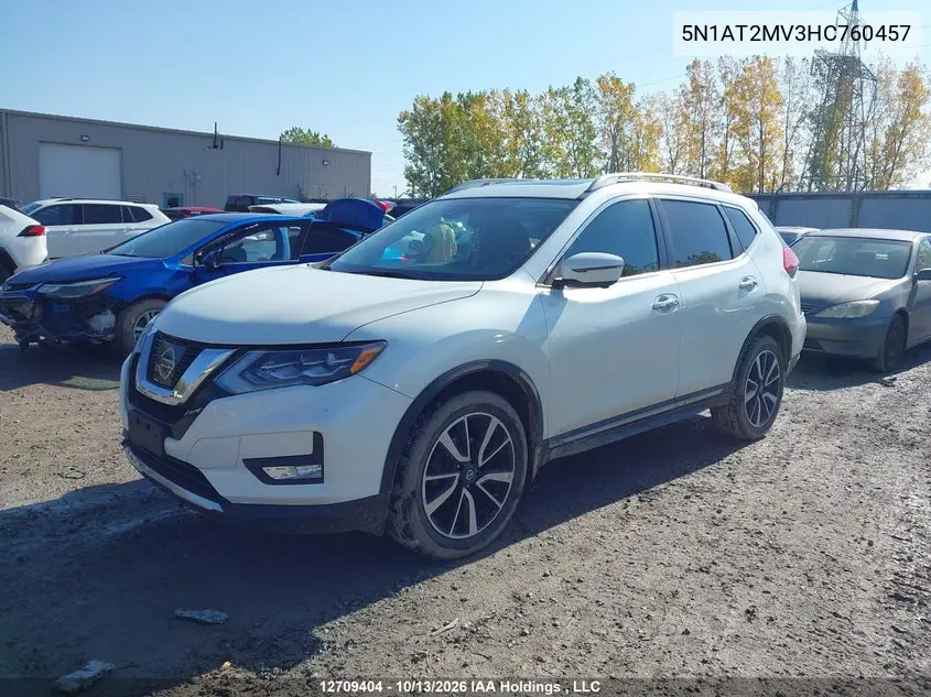 2017 NISSAN ROGUE VIN 5N1AT2MV3HC760457 — фото 2