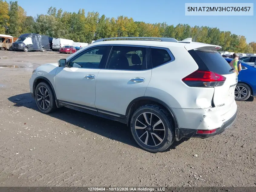 2017 NISSAN ROGUE VIN 5N1AT2MV3HC760457 — фото 3