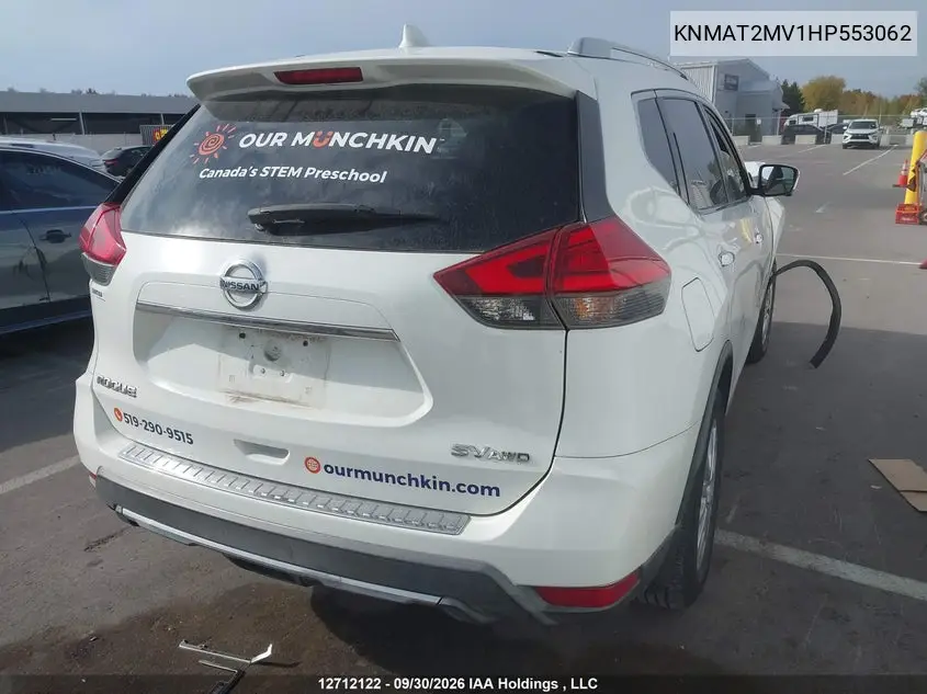2017 NISSAN ROGUE VIN KNMAT2MV1HP553062 — фото 4