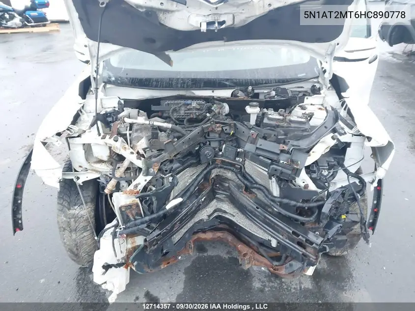 2017 NISSAN ROGUE VIN 5N1AT2MT6HC890778 — фото 10