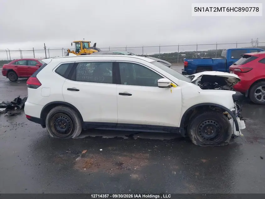 2017 NISSAN ROGUE VIN 5N1AT2MT6HC890778 — фото 14