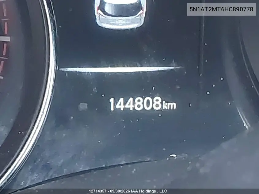 2017 NISSAN ROGUE VIN 5N1AT2MT6HC890778 — фото 16