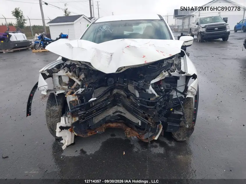 2017 NISSAN ROGUE VIN 5N1AT2MT6HC890778 — фото 6
