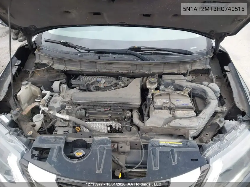 2017 NISSAN ROGUE VIN 5N1AT2MT3HC740515 — фото 10