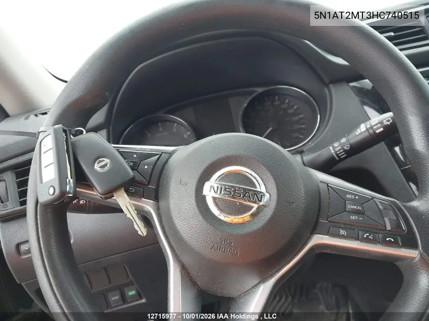 2017 NISSAN ROGUE VIN 5N1AT2MT3HC740515 — фото 11