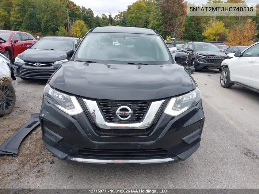 2017 NISSAN ROGUE VIN 5N1AT2MT3HC740515 — фото 12