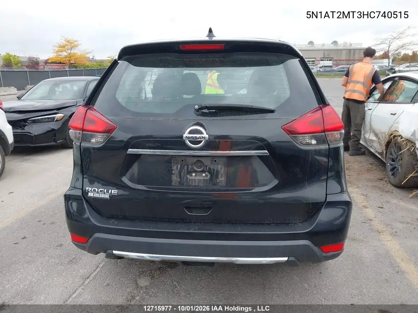 2017 NISSAN ROGUE VIN 5N1AT2MT3HC740515 — фото 16