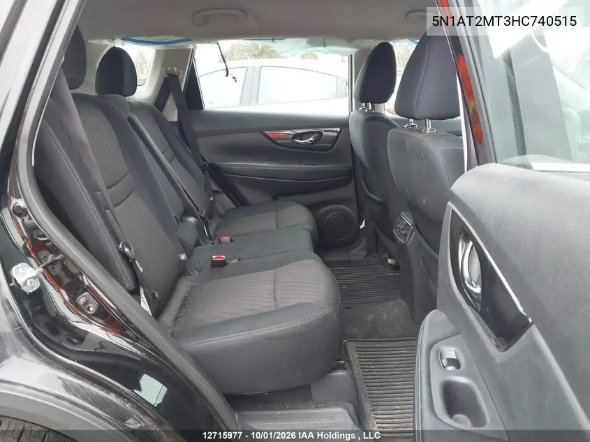 2017 NISSAN ROGUE VIN 5N1AT2MT3HC740515 — фото 8
