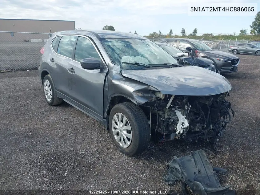 NISSAN ROGUE 2017, VIN 5N1AT2MT4HC886065