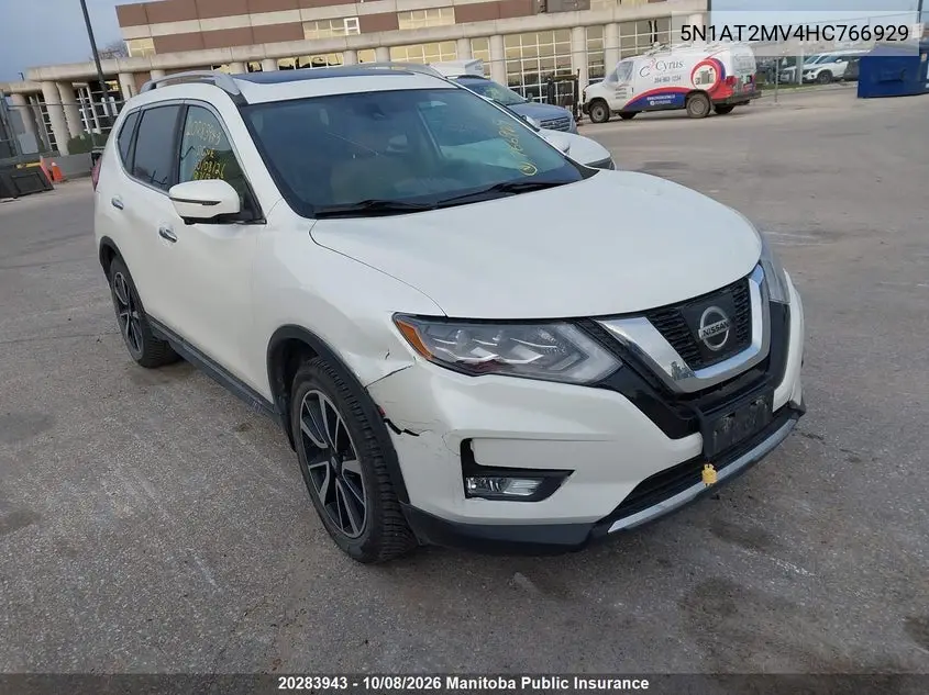 NISSAN ROGUE 2017, VIN 5N1AT2MV4HC766929