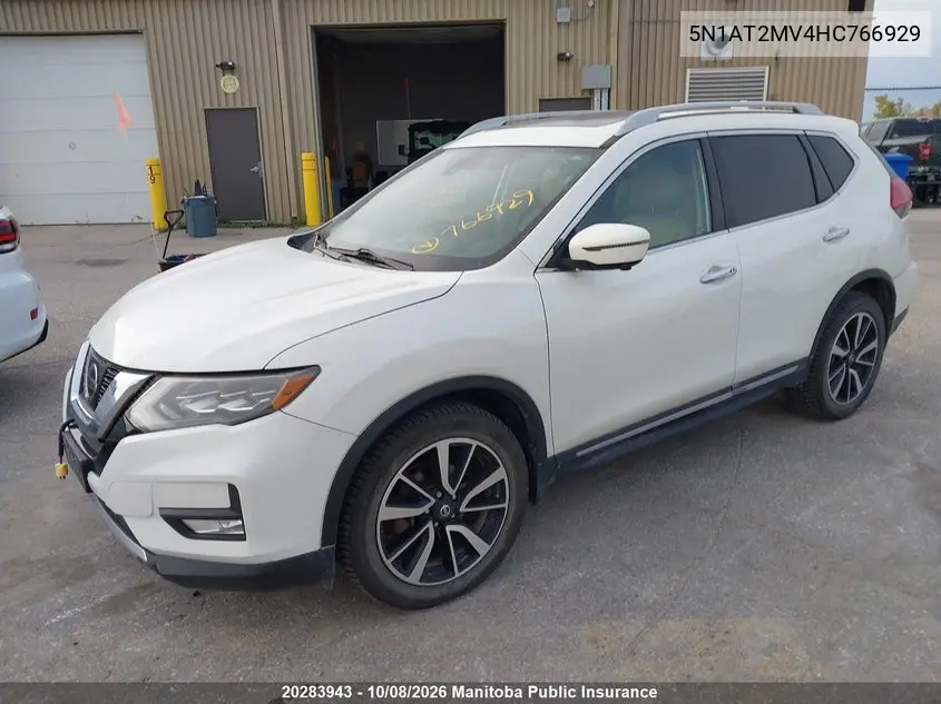 2017 NISSAN ROGUE VIN 5N1AT2MV4HC766929 — фото 2