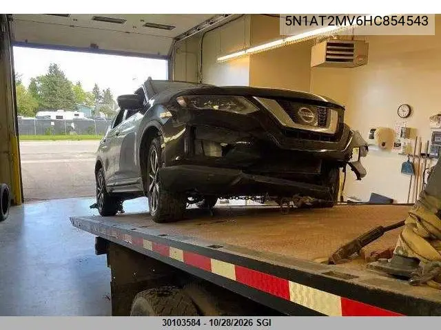 NISSAN ROGUE 2017, VIN 5N1AT2MV6HC854543