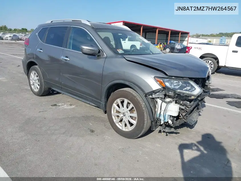 NISSAN ROGUE 2017, VIN JN8AT2MV7HW264567