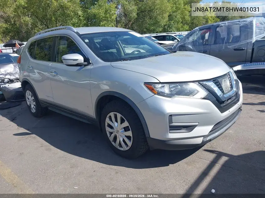 NISSAN ROGUE 2017, VIN JN8AT2MT8HW401031