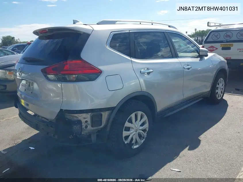 2017 NISSAN ROGUE VIN JN8AT2MT8HW401031 — фото 4