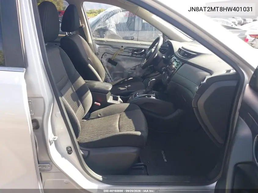 2017 NISSAN ROGUE VIN JN8AT2MT8HW401031 — фото 5