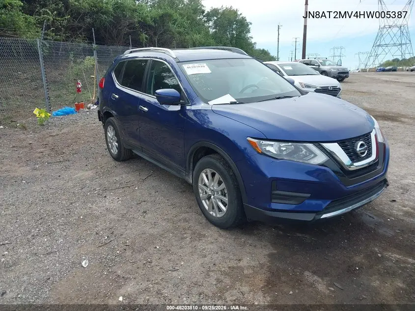 NISSAN ROGUE 2017, VIN JN8AT2MV4HW005387