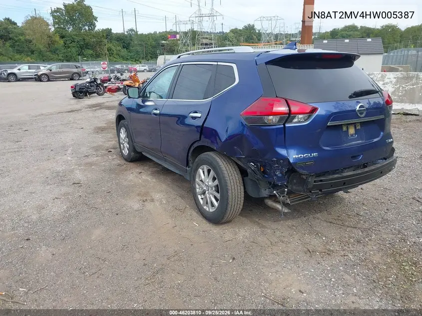 2017 NISSAN ROGUE VIN JN8AT2MV4HW005387 — фото 3