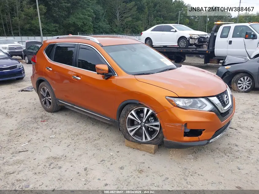 NISSAN ROGUE 2017, VIN JN8AT2MT0HW388467