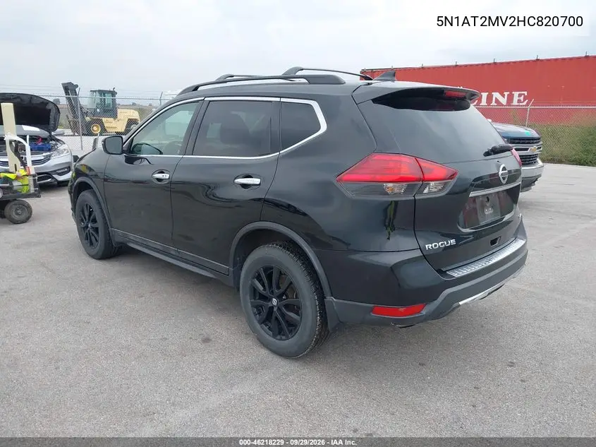 2017 NISSAN ROGUE VIN 5N1AT2MV2HC820700 — фото 3