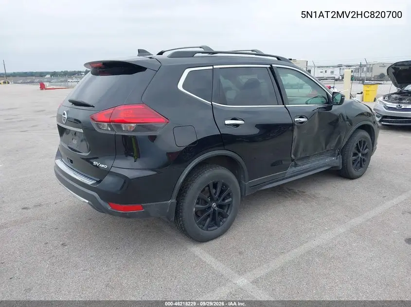 2017 NISSAN ROGUE VIN 5N1AT2MV2HC820700 — фото 4