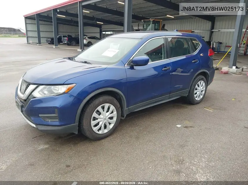 2017 NISSAN ROGUE VIN JN8AT2MV8HW025173 — фото 2