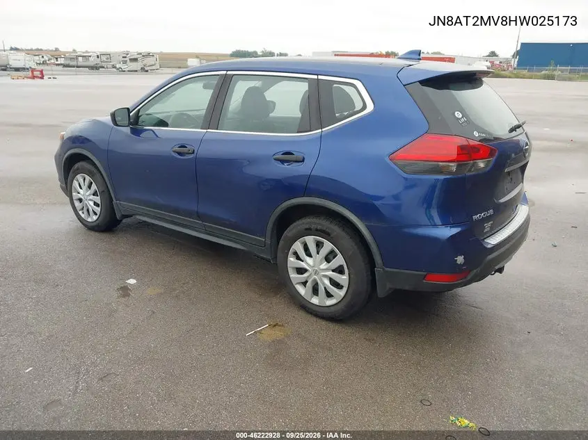 2017 NISSAN ROGUE VIN JN8AT2MV8HW025173 — фото 3
