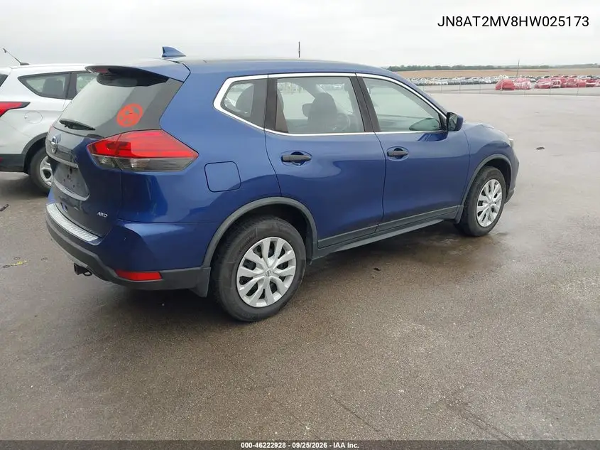 2017 NISSAN ROGUE VIN JN8AT2MV8HW025173 — фото 4