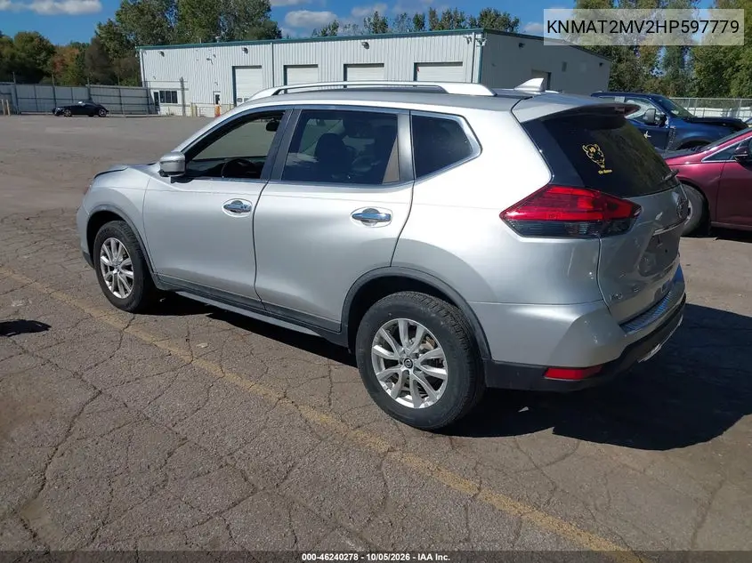 2017 NISSAN ROGUE VIN KNMAT2MV2HP597779 — фото 3