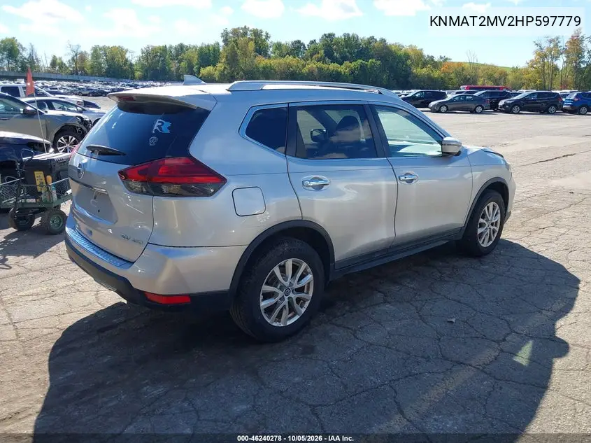 2017 NISSAN ROGUE VIN KNMAT2MV2HP597779 — фото 4