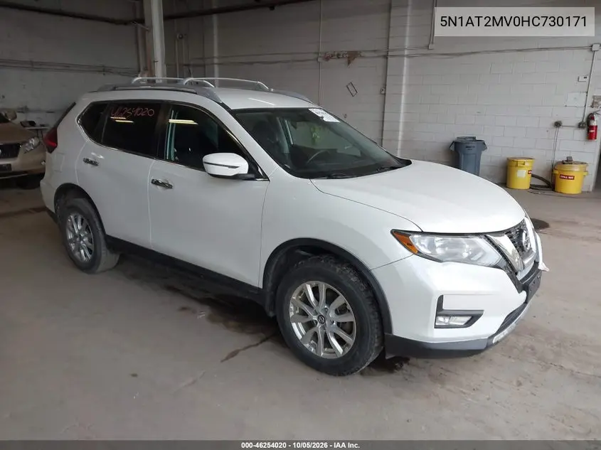 NISSAN ROGUE 2017, VIN 5N1AT2MV0HC730171