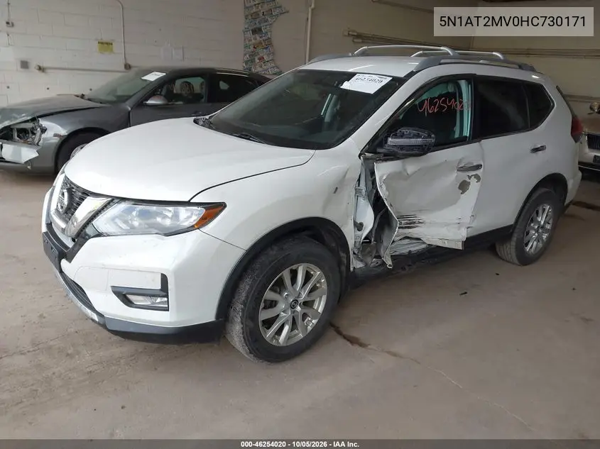 2017 NISSAN ROGUE VIN 5N1AT2MV0HC730171 — фото 2