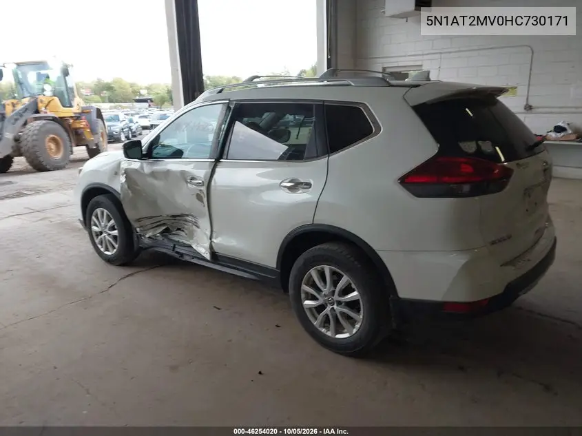 2017 NISSAN ROGUE VIN 5N1AT2MV0HC730171 — фото 3