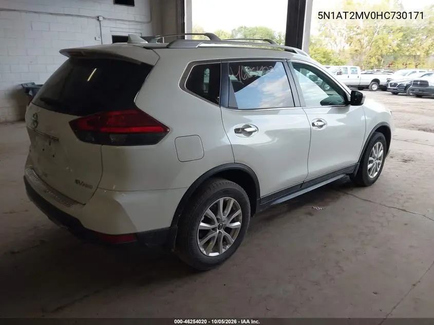 2017 NISSAN ROGUE VIN 5N1AT2MV0HC730171 — фото 4