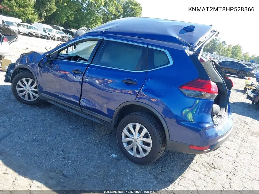 2017 NISSAN ROGUE VIN KNMAT2MT8HP528366 — фото 3