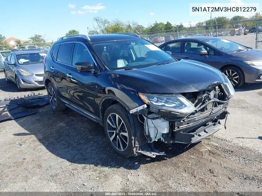 NISSAN ROGUE 2017, VIN 5N1AT2MV3HC812279