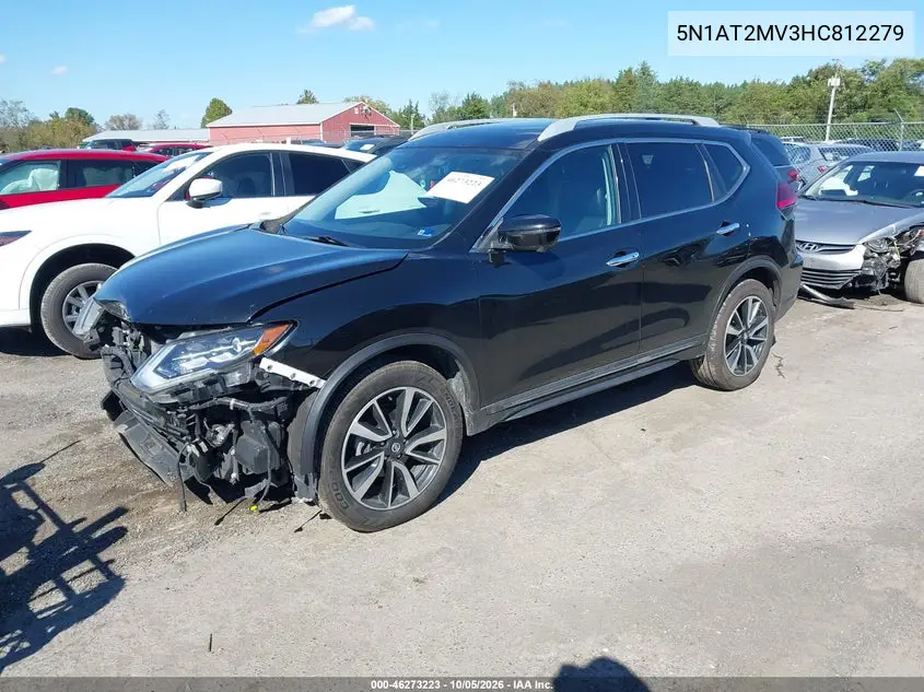 2017 NISSAN ROGUE VIN 5N1AT2MV3HC812279 — фото 2