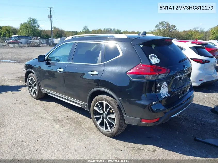 2017 NISSAN ROGUE VIN 5N1AT2MV3HC812279 — фото 3