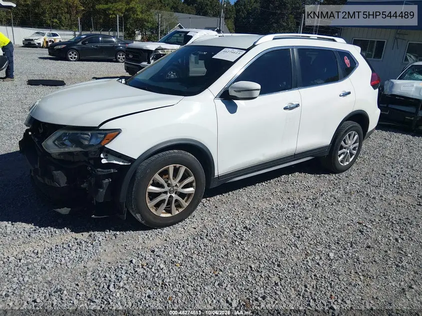 2017 NISSAN ROGUE VIN KNMAT2MT5HP544489 — фото 2