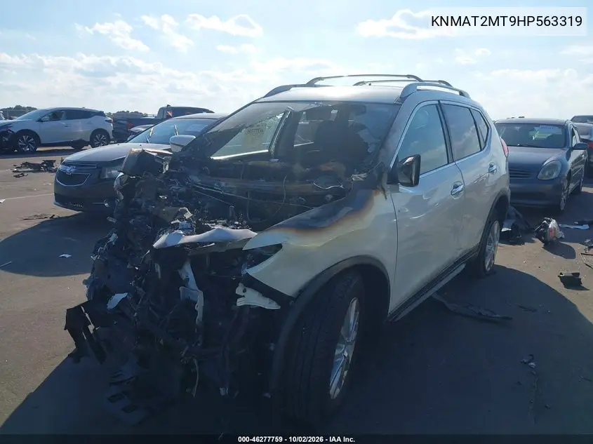 2017 NISSAN ROGUE VIN KNMAT2MT9HP563319 — фото 2