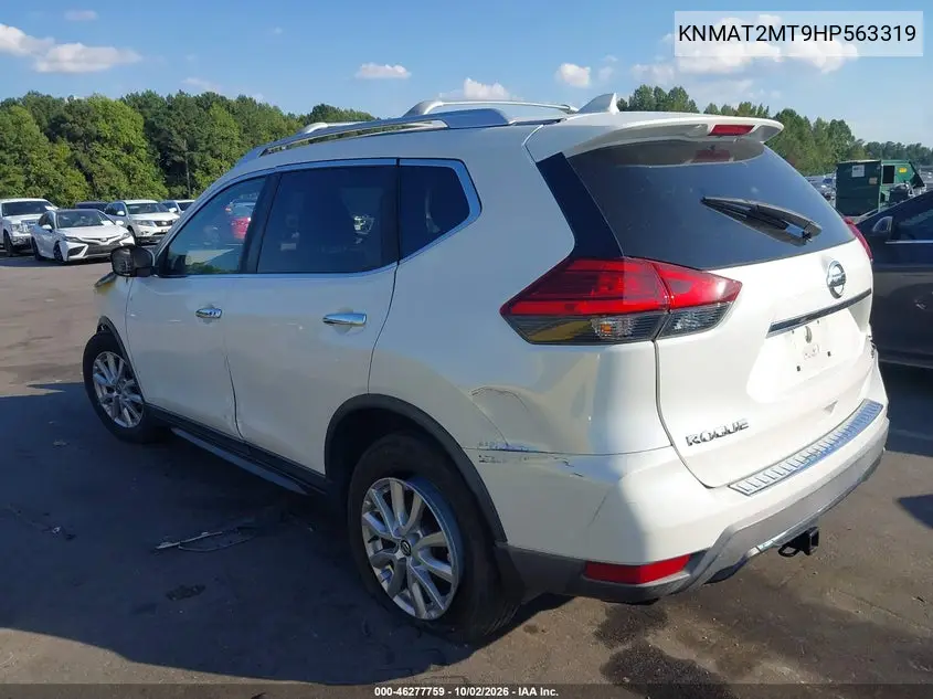 2017 NISSAN ROGUE VIN KNMAT2MT9HP563319 — фото 3