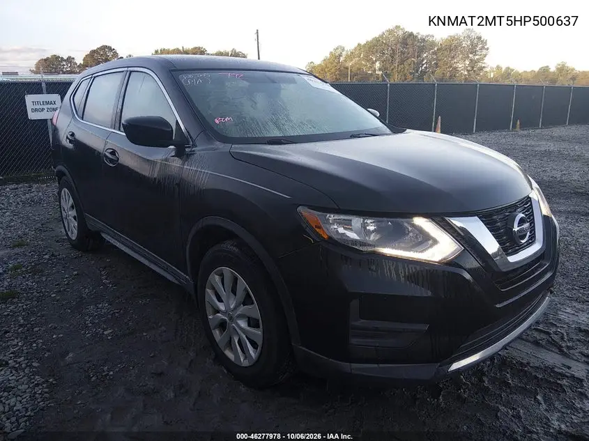 NISSAN ROGUE 2017, VIN KNMAT2MT5HP500637