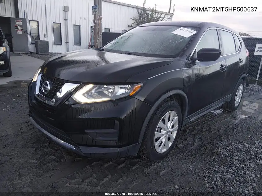2017 NISSAN ROGUE VIN KNMAT2MT5HP500637 — фото 2